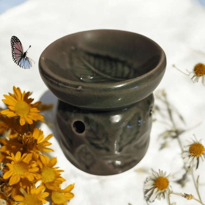 petit brûleur motif feuille