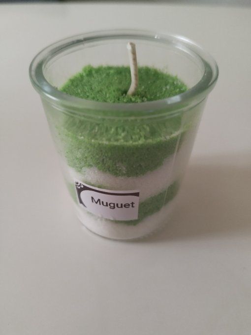 muguet 50 g 92 % de stéarite 7% parfum 1% colorant