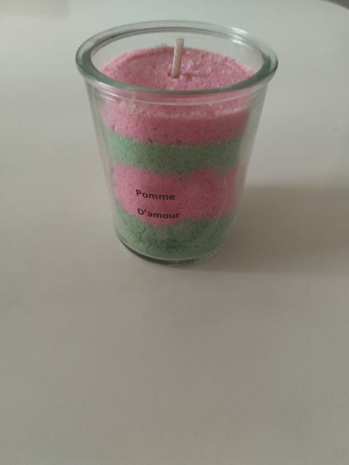 pomme d amour 50 g 92 % de stéarite 7% parfum 1% colorant
