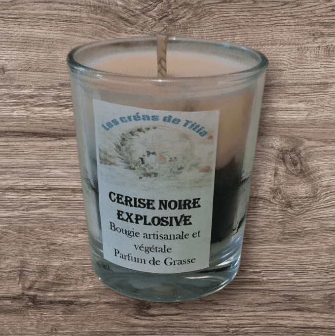 Cerise noir explosive  "effet marbré" 80 gr 