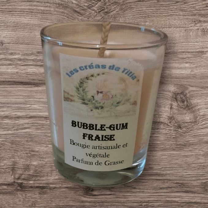 bubble-gum fraise "effet marbré" 80 gr